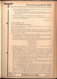 Verordnungsblatt des Reichsstudentenführers 19420415 Seite: 19