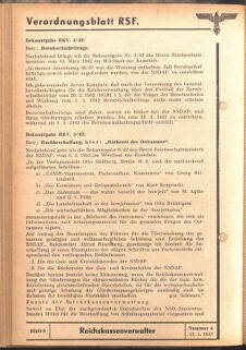 Verordnungsblatt des Reichsstudentenführers 19420415 Seite: 22