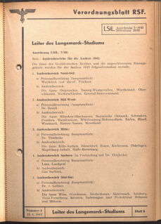 Verordnungsblatt des Reichsstudentenführers 19420415 Seite: 25