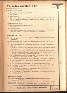 Verordnungsblatt des Reichsstudentenführers 19420415 Seite: 26