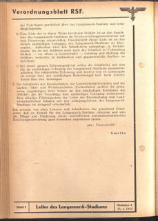 Verordnungsblatt des Reichsstudentenführers 19420415 Seite: 30