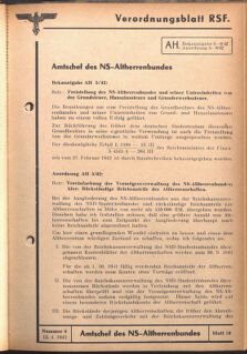 Verordnungsblatt des Reichsstudentenführers 19420415 Seite: 43