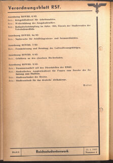 Verordnungsblatt des Reichsstudentenführers 19420415 Seite: 50