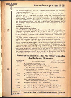 Verordnungsblatt des Reichsstudentenführers 19420415 Seite: 55