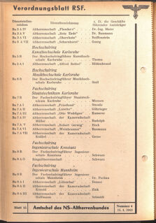 Verordnungsblatt des Reichsstudentenführers 19420415 Seite: 58