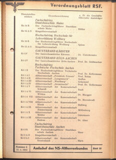 Verordnungsblatt des Reichsstudentenführers 19420415 Seite: 71