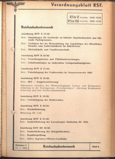 Verordnungsblatt des Reichsstudentenführers 19420515 Seite: 105