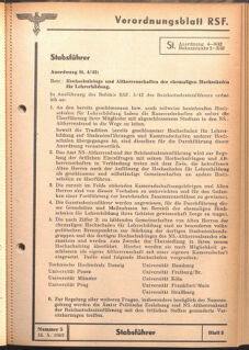 Verordnungsblatt des Reichsstudentenführers 19420515 Seite: 11