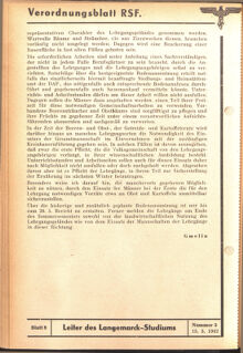 Verordnungsblatt des Reichsstudentenführers 19420515 Seite: 24