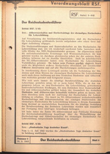 Verordnungsblatt des Reichsstudentenführers 19420515 Seite: 3