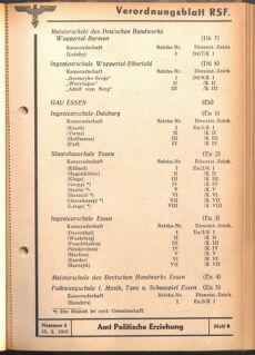 Verordnungsblatt des Reichsstudentenführers 19420515 Seite: 35