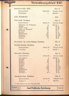 Verordnungsblatt des Reichsstudentenführers 19420515 Seite: 37