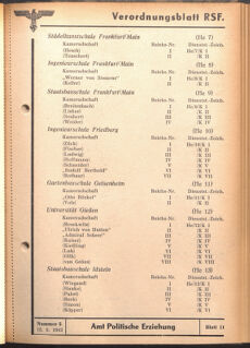 Verordnungsblatt des Reichsstudentenführers 19420515 Seite: 39