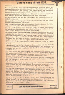 Verordnungsblatt des Reichsstudentenführers 19420515 Seite: 4