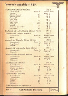 Verordnungsblatt des Reichsstudentenführers 19420515 Seite: 46