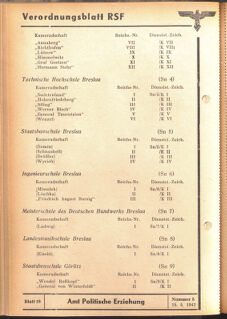 Verordnungsblatt des Reichsstudentenführers 19420515 Seite: 54