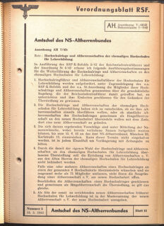 Verordnungsblatt des Reichsstudentenführers 19420515 Seite: 71