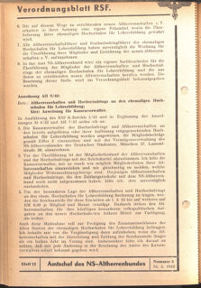 Verordnungsblatt des Reichsstudentenführers 19420515 Seite: 72