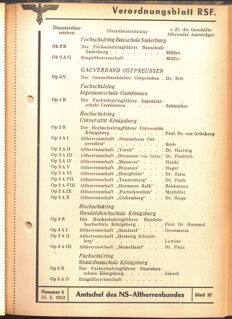 Verordnungsblatt des Reichsstudentenführers 19420515 Seite: 77