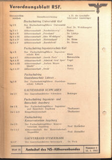 Verordnungsblatt des Reichsstudentenführers 19420515 Seite: 86