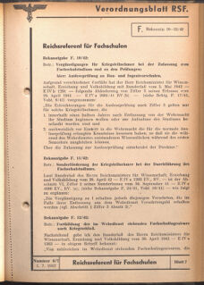 Verordnungsblatt des Reichsstudentenführers 19420701 Seite: 13