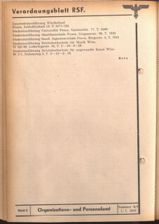 Verordnungsblatt des Reichsstudentenführers 19420701 Seite: 20