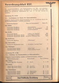 Verordnungsblatt des Reichsstudentenführers 19420701 Seite: 26