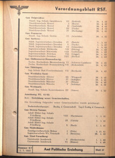 Verordnungsblatt des Reichsstudentenführers 19420701 Seite: 27