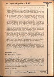 Verordnungsblatt des Reichsstudentenführers 19420701 Seite: 34