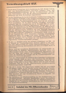 Verordnungsblatt des Reichsstudentenführers 19420701 Seite: 40