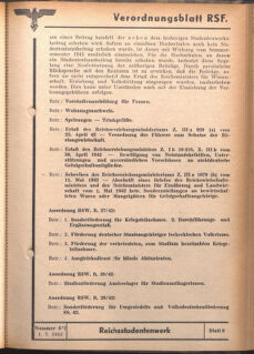 Verordnungsblatt des Reichsstudentenführers 19420701 Seite: 51