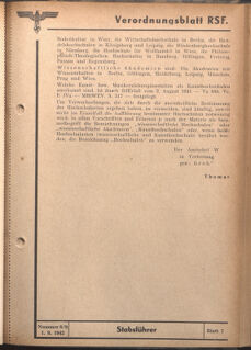 Verordnungsblatt des Reichsstudentenführers 19420901 Seite: 11