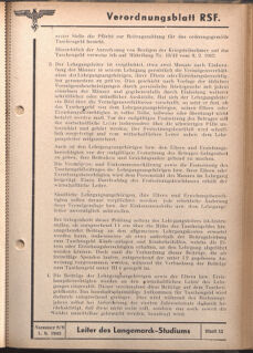 Verordnungsblatt des Reichsstudentenführers 19420901 Seite: 21