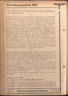 Verordnungsblatt des Reichsstudentenführers 19420901 Seite: 22