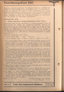 Verordnungsblatt des Reichsstudentenführers 19420901 Seite: 26