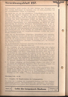 Verordnungsblatt des Reichsstudentenführers 19420901 Seite: 28