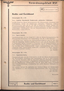 Verordnungsblatt des Reichsstudentenführers 19420901 Seite: 33