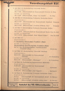 Verordnungsblatt des Reichsstudentenführers 19420901 Seite: 45