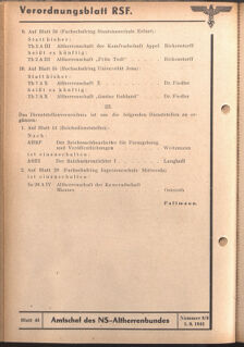 Verordnungsblatt des Reichsstudentenführers 19420901 Seite: 46