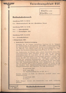 Verordnungsblatt des Reichsstudentenführers 19420901 Seite: 47