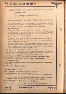 Verordnungsblatt des Reichsstudentenführers 19420901 Seite: 48