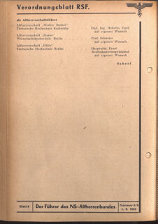 Verordnungsblatt des Reichsstudentenführers 19420901 Seite: 8