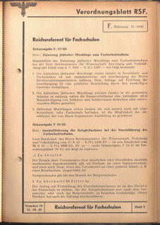 Verordnungsblatt des Reichsstudentenführers 19421015 Seite: 13