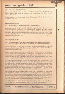 Verordnungsblatt des Reichsstudentenführers 19421015 Seite: 14