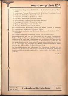 Verordnungsblatt des Reichsstudentenführers 19421015 Seite: 19