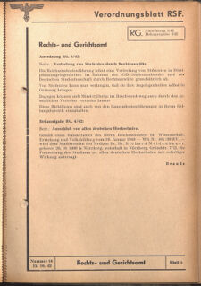 Verordnungsblatt des Reichsstudentenführers 19421015 Seite: 25