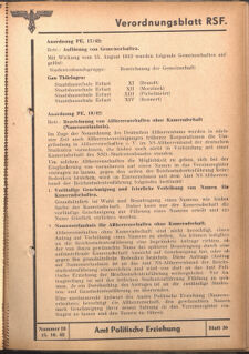 Verordnungsblatt des Reichsstudentenführers 19421015 Seite: 29