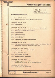 Verordnungsblatt des Reichsstudentenführers 19421015 Seite: 39