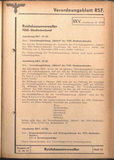 Verordnungsblatt des Reichsstudentenführers 19421015 Seite: 9