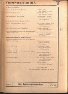 Verordnungsblatt des Reichsstudentenführers 19421201 Seite: 2